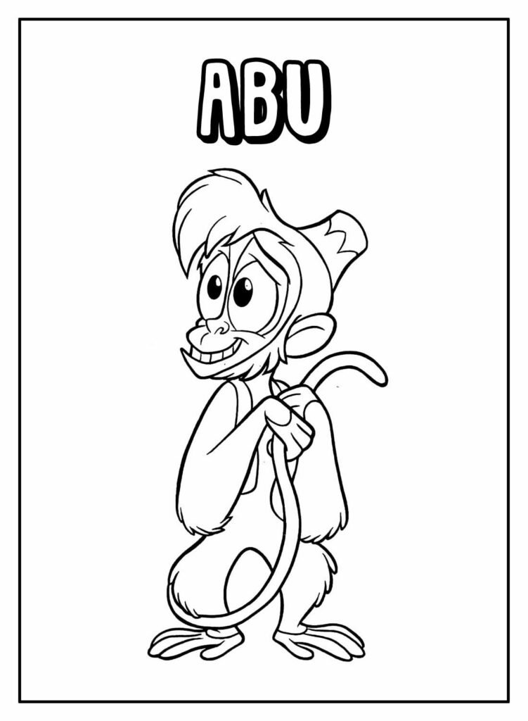 desenhos do aladdin para colorir 35