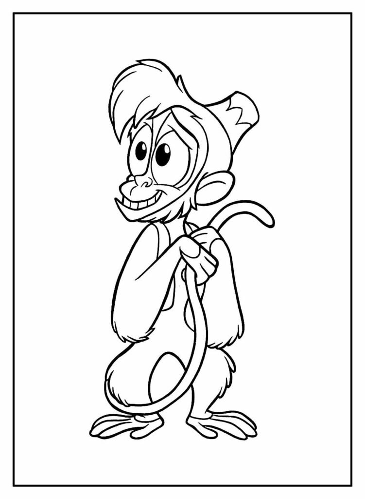 desenhos do aladdin para colorir 6