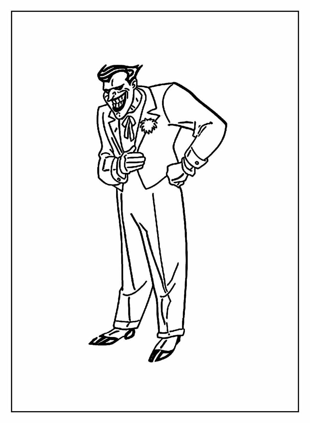 Desenhos do Coringa para Colorir e Imprimir - Aprender a Desenhar