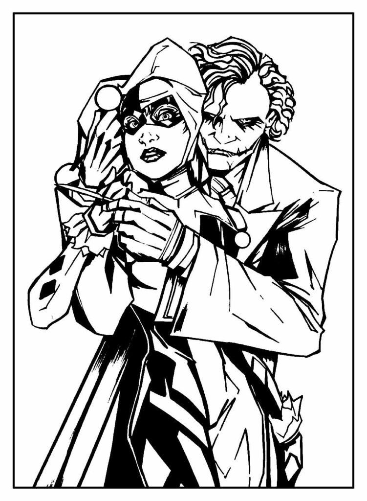 desenhos do coringa para colorir 9 1