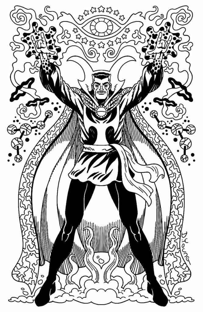 desenhos do doutor estranho para colorir 10 desenhos do doutor estranho para colorir 10