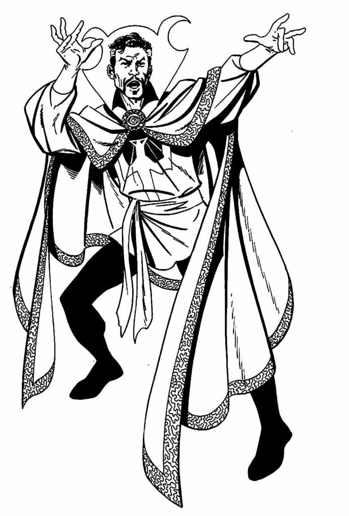 desenhos do doutor estranho para colorir 2 desenhos do doutor estranho para colorir 2