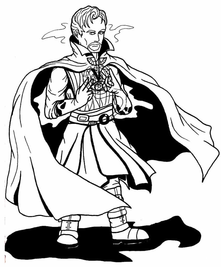 desenhos do doutor estranho para colorir 3 desenhos do doutor estranho para colorir 3