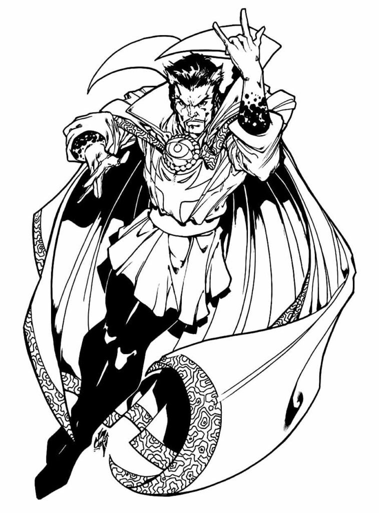 desenhos do doutor estranho para colorir 6 desenhos do doutor estranho para colorir 6