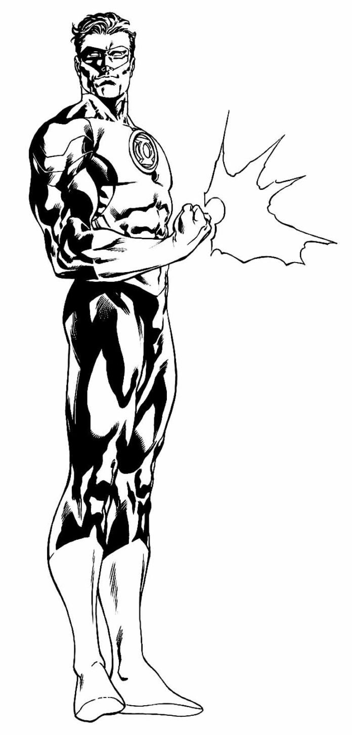 Desenhos do Lanterna Verde para Colorir e Imprimir Aprender a Desenhar