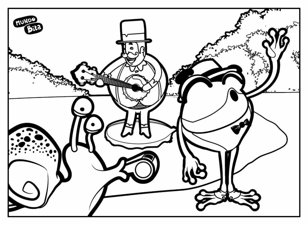 desenhos do mundo bita para colorir 1
