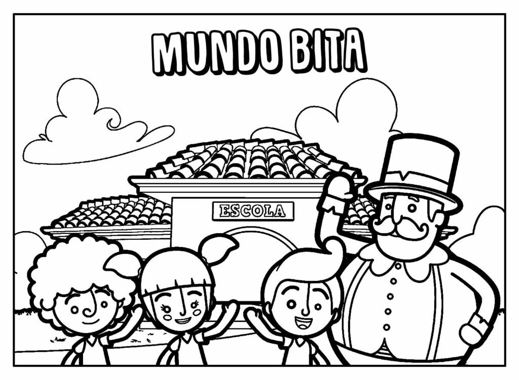 desenhos do mundo bita para colorir 15