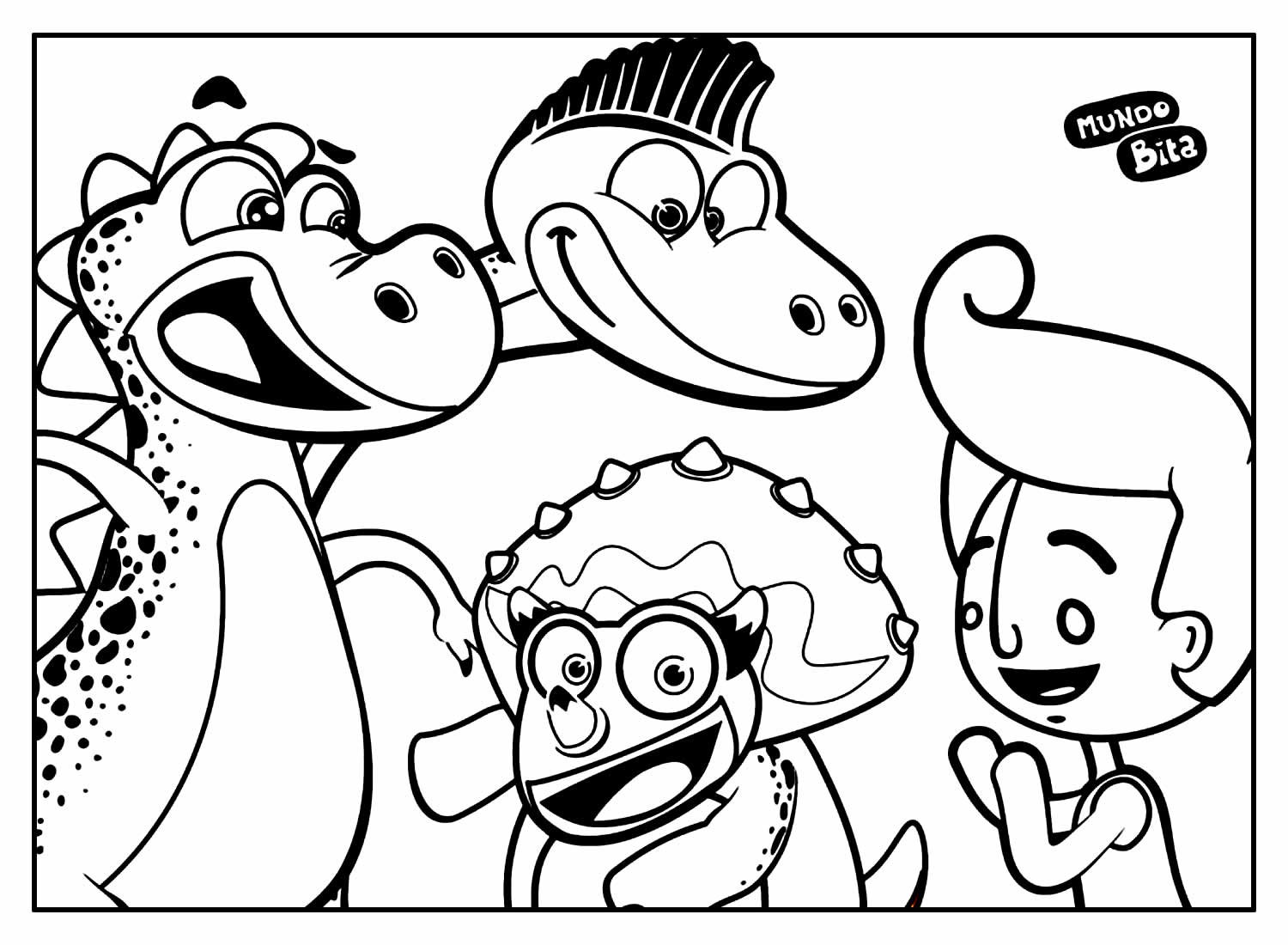 Desenhos do Mundo Bita para Colorir e Imprimir - Aprender a Desenhar