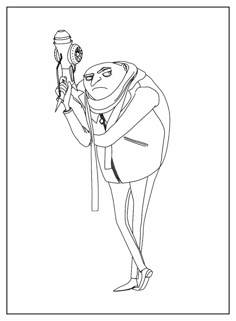 desenhos dos minions para colorir 13