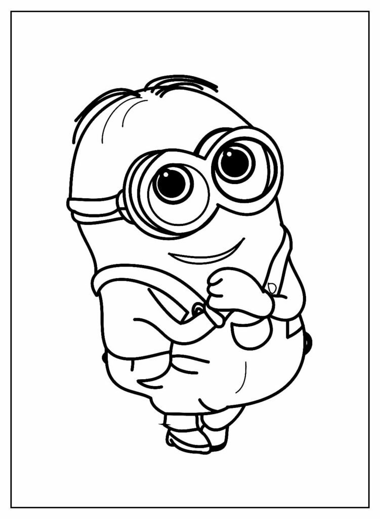 desenhos dos minions para colorir 17