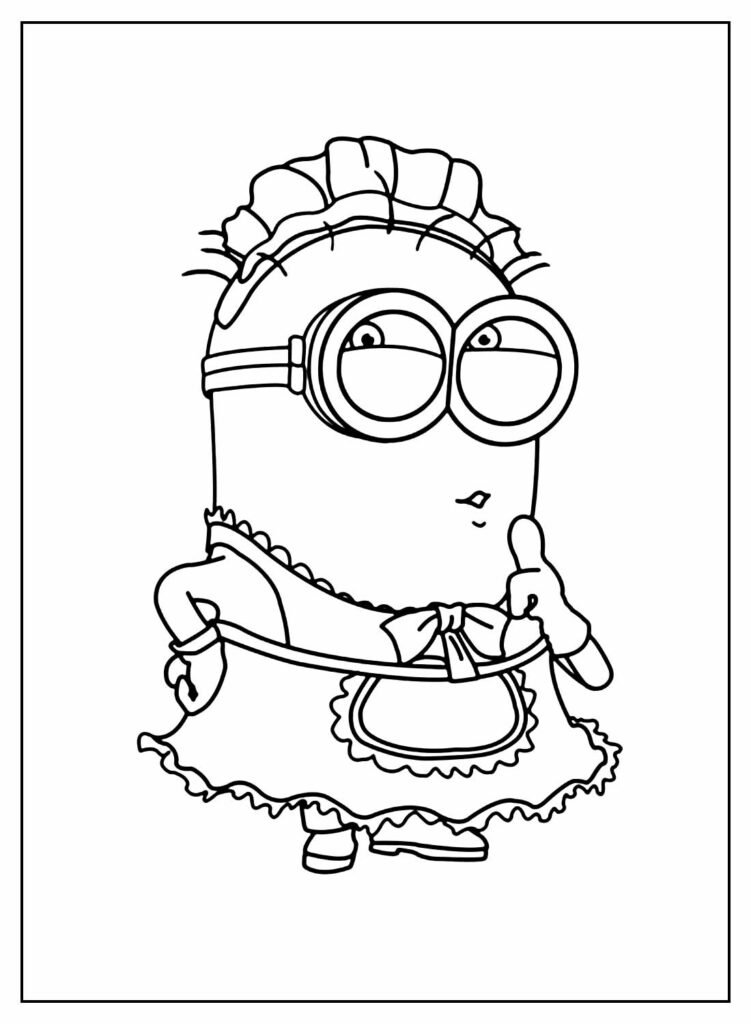 desenhos dos minions para colorir 2 1