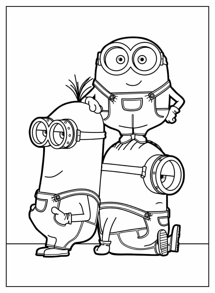desenhos dos minions para colorir 20