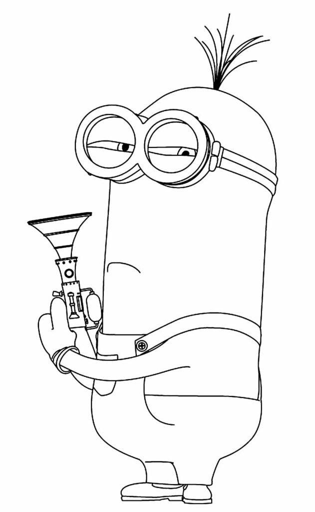 desenhos dos minions para colorir 26