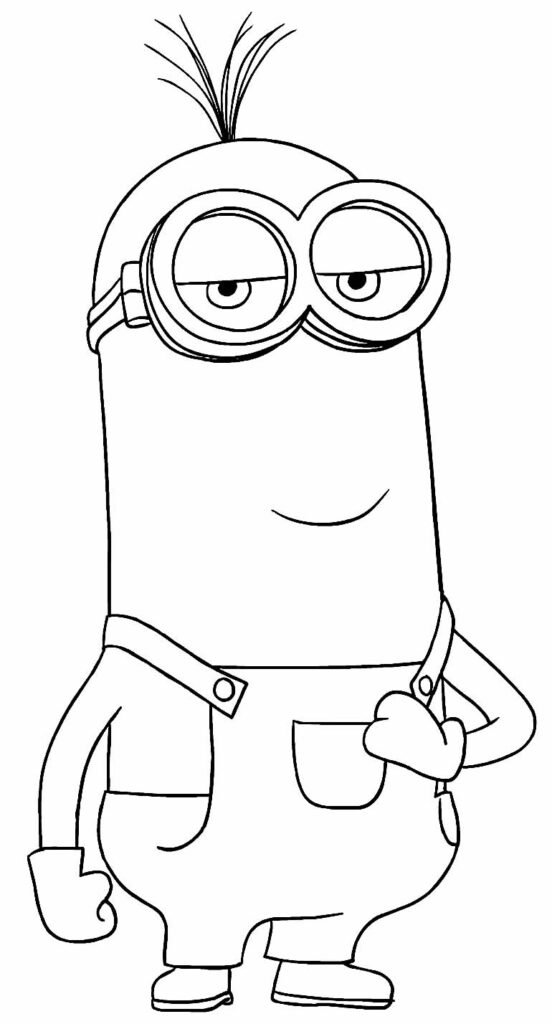 desenhos dos minions para colorir 4