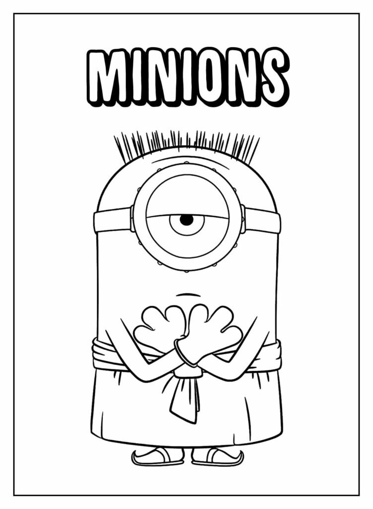 desenhos dos minions para colorir 40