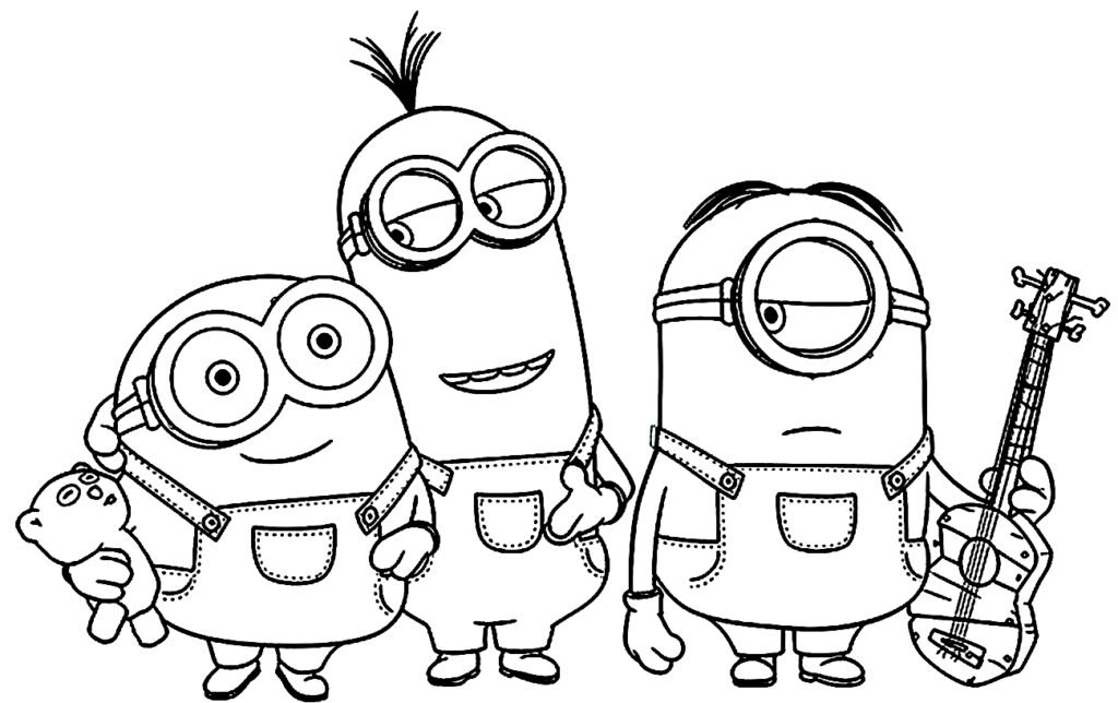 desenhos dos minions para colorir 45