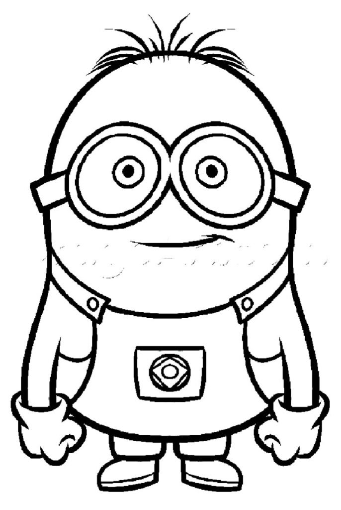 desenhos dos minions para colorir 5