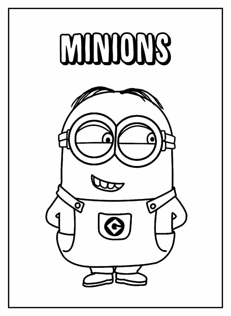 desenhos dos minions para colorir 58