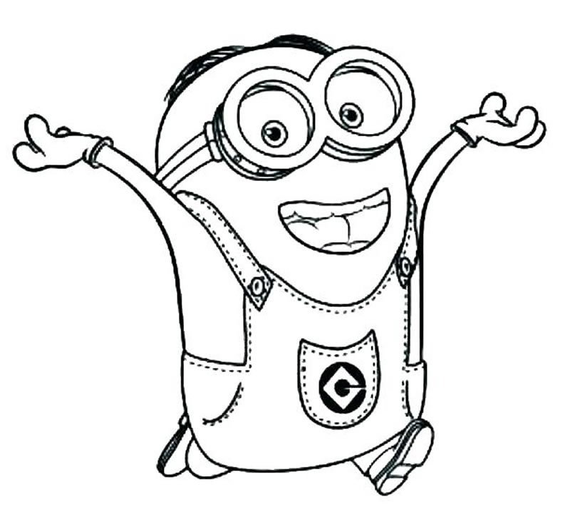 Desenhos dos Minions para Colorir e Imprimir