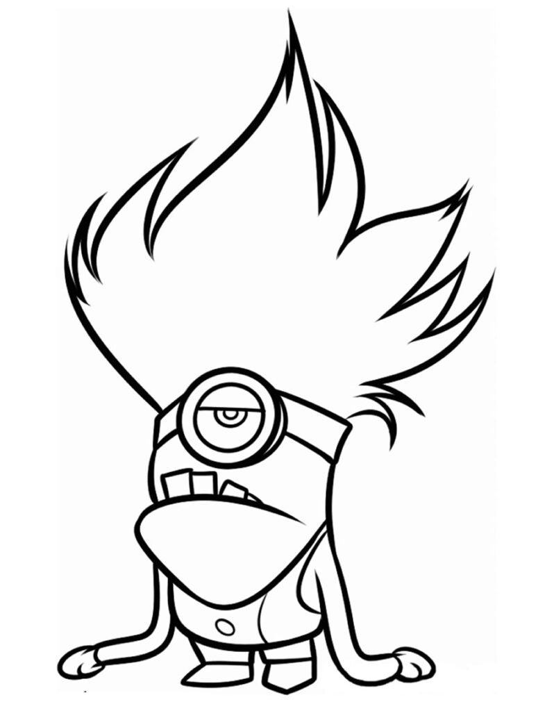 desenhos dos minions para colorir 7