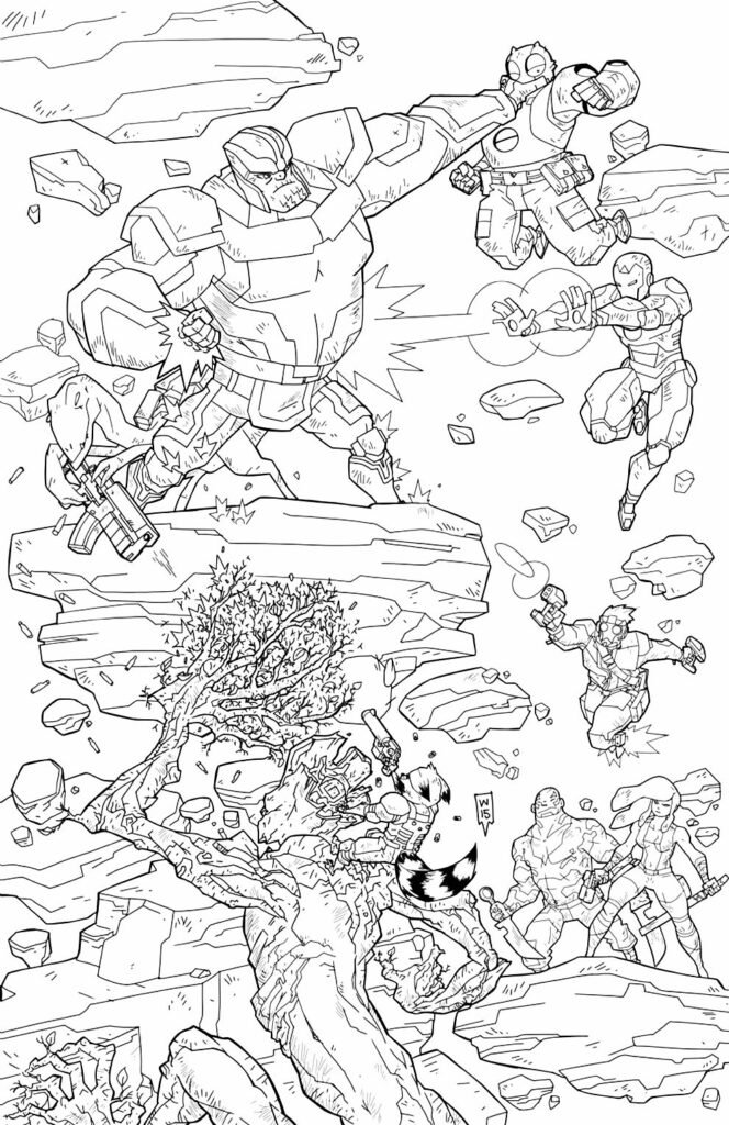 desenhos dos vingadores 13