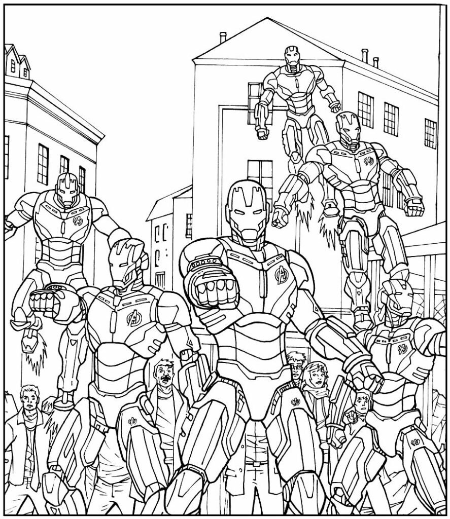 desenhos dos vingadores 2