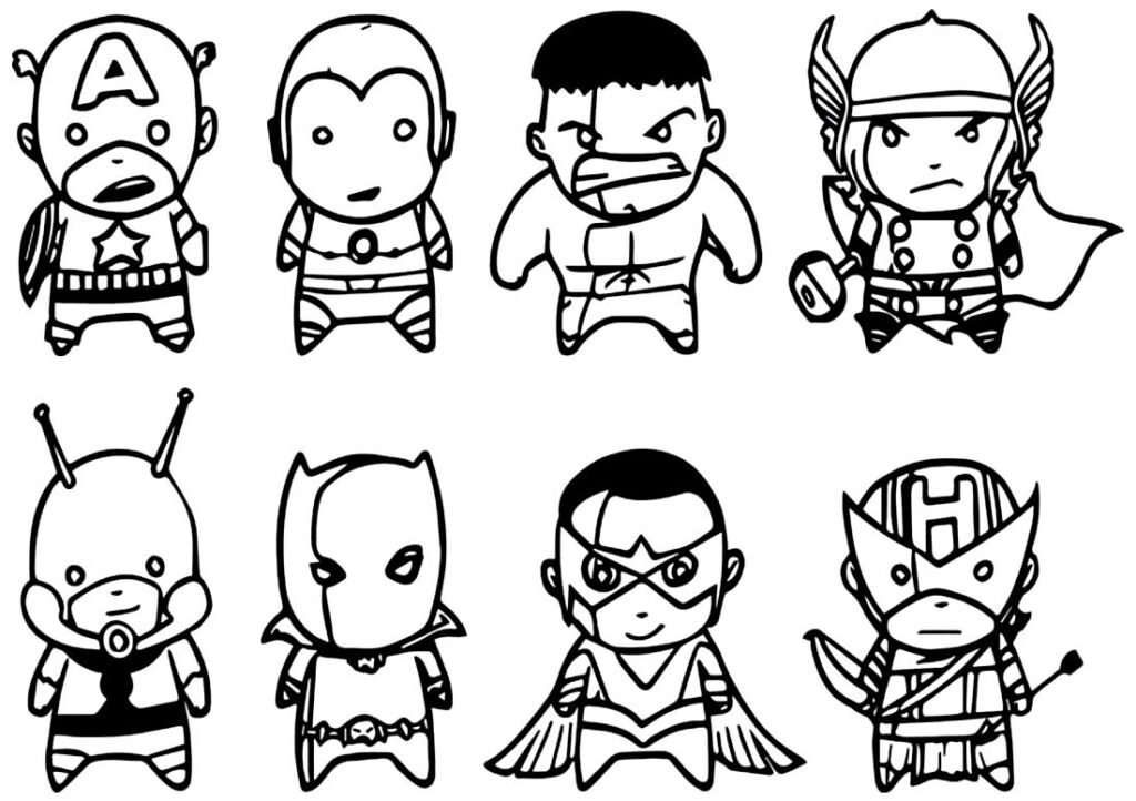 desenhos dos vingadores 5 1