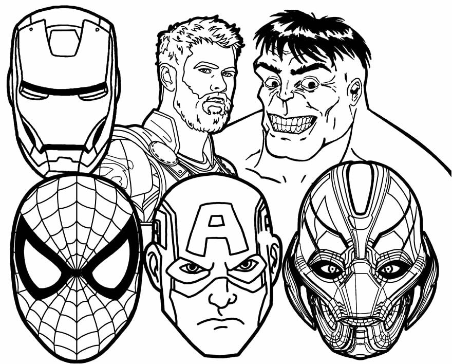 desenhos dos vingadores 5