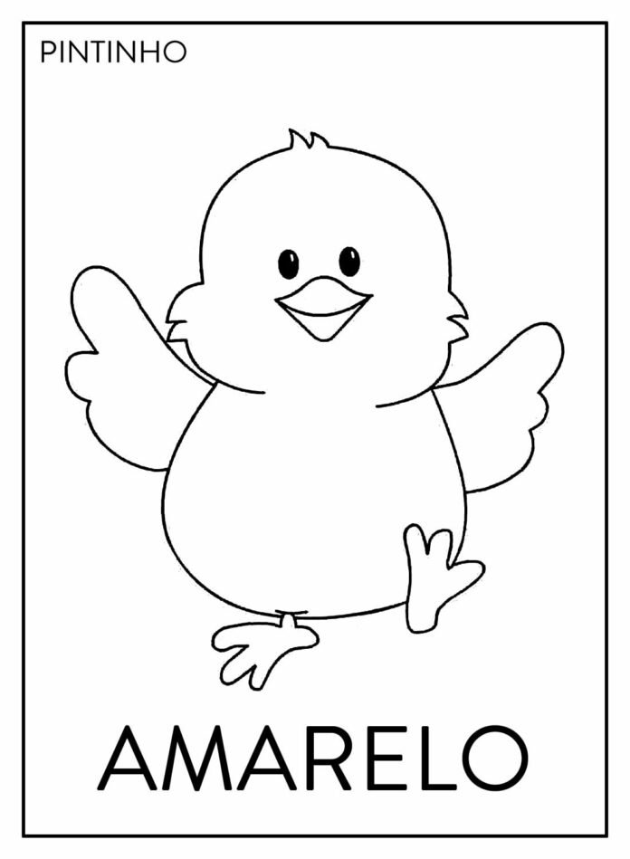 Desenhos Educativos das Cores para Colorir e Imprimir - Aprender a Desenhar