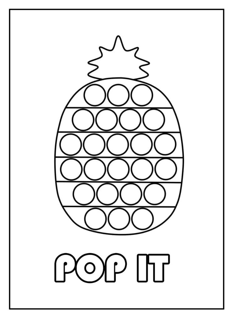 desenhos para colorir de pop it 28