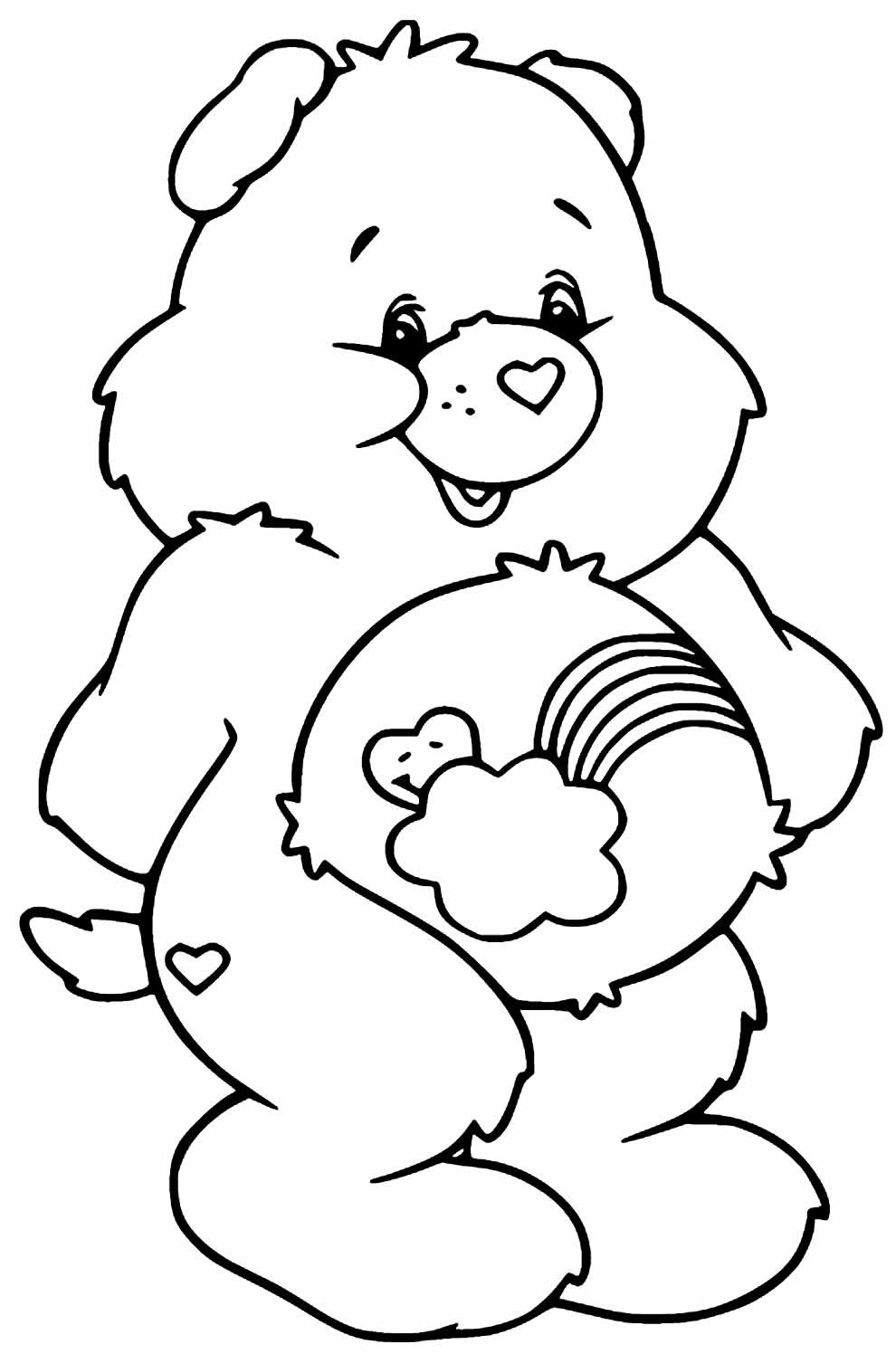 Desenhos dos Ursinhos Carinhosos para Colorir e Imprimir - Aprender a ...