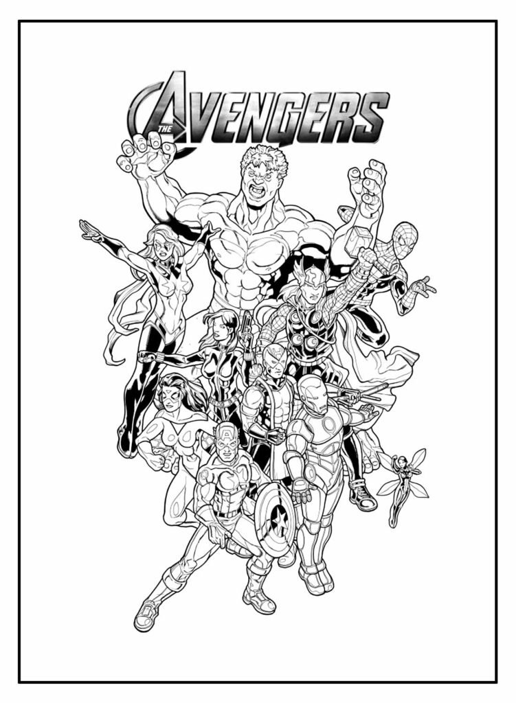 desenhos vingadores 4