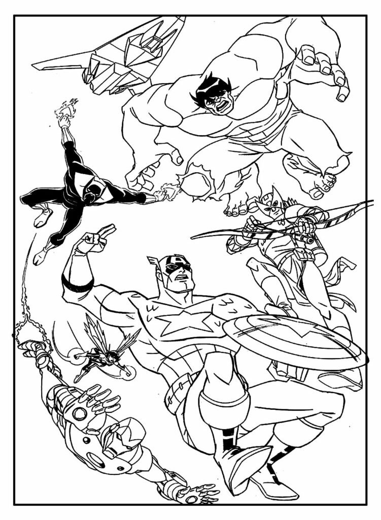 desenhos vingadores 6