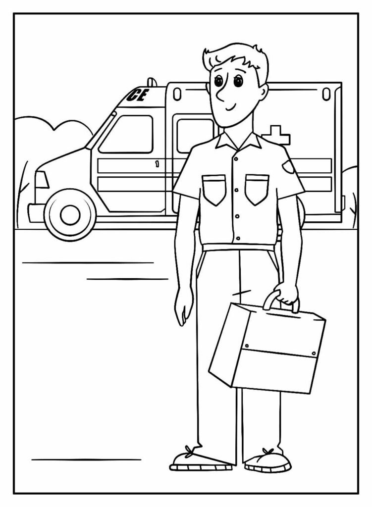 desenohs de medico para colorir 13