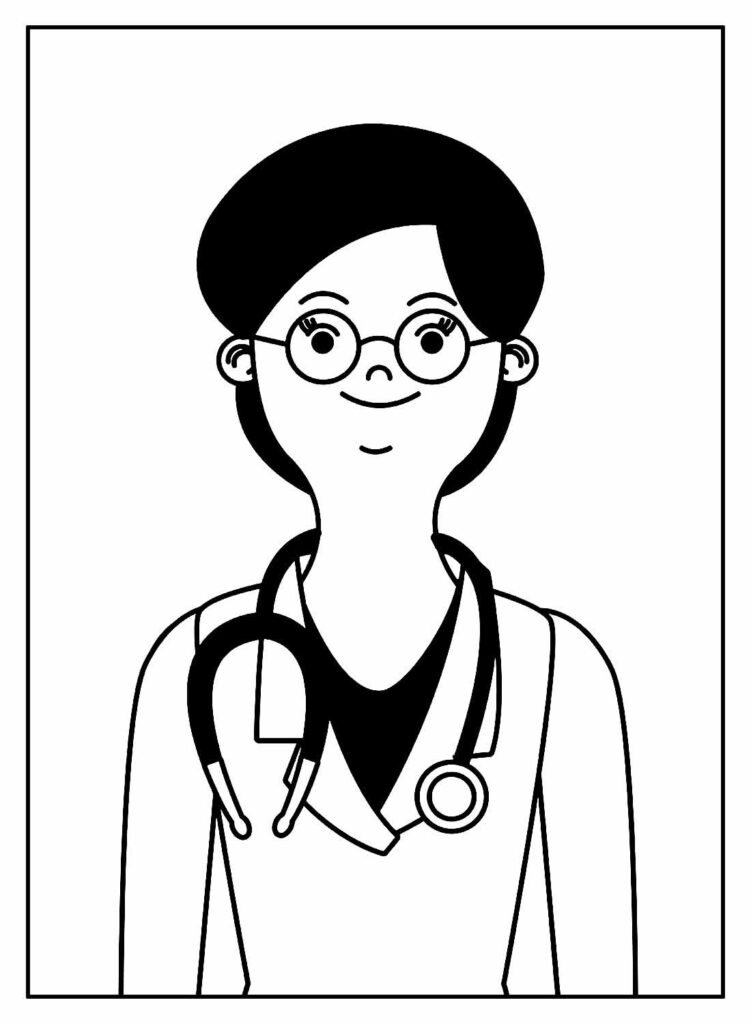 desenohs de medico para colorir 19