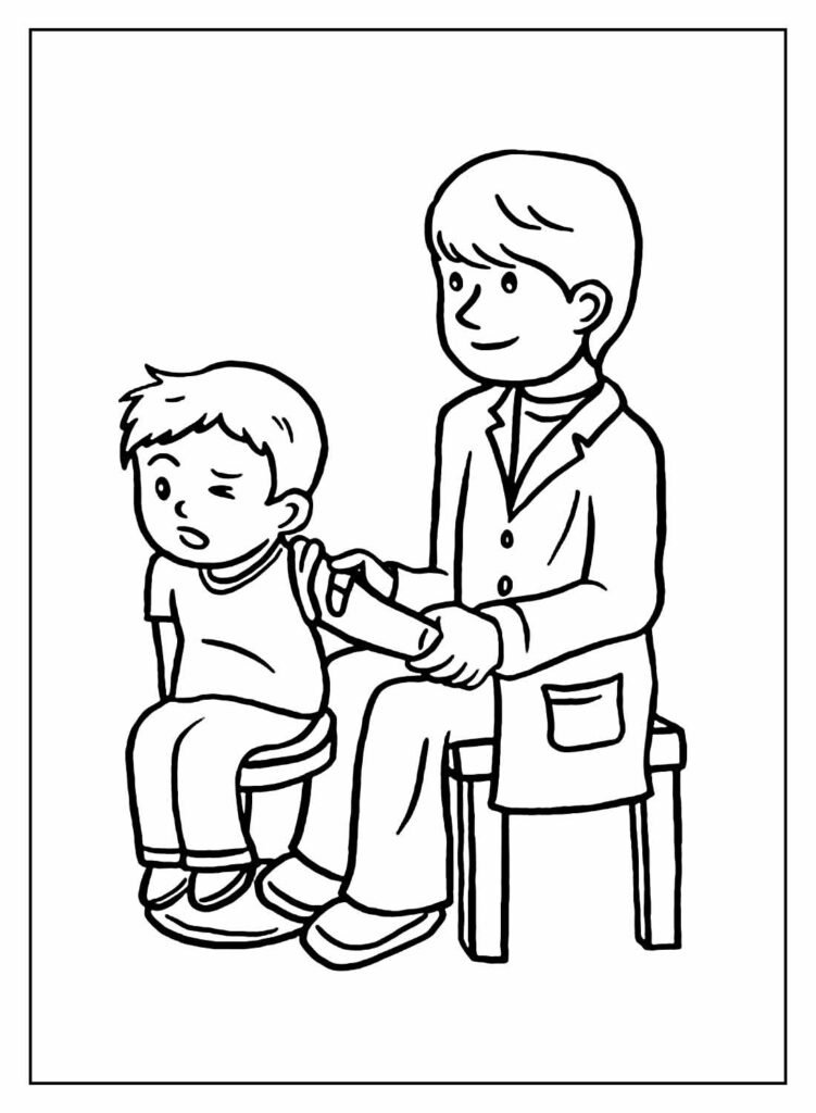 desenohs de medico para colorir 23