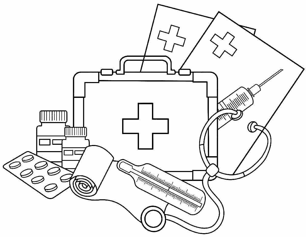 Desenhos de Médico para Colorir e Imprimir - Aprender a Desenhar