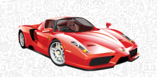 Desenhos de Ferrari para Colorir e Imprimir ferrari para colorir