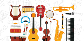 Desenhos de Instrumentos Musicais para Colorir e Imprimir instrumentos musicais para colorir