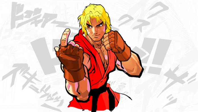 ken do street fighter para colorir