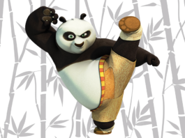 kung fu panda colorir