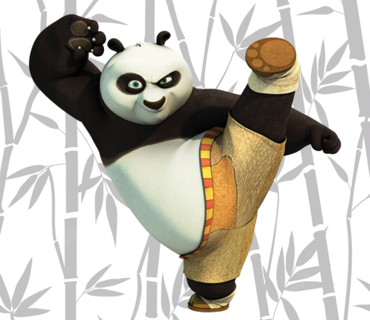 kung fu panda colorir