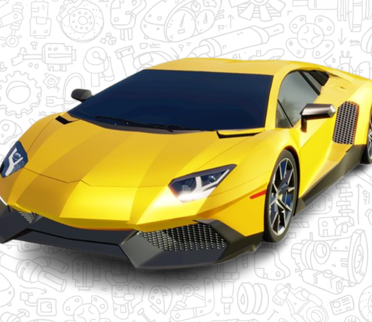 lamborghini para colorir