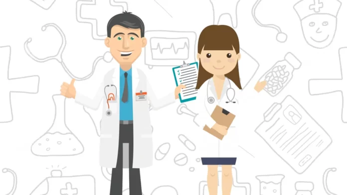 medico para colorir