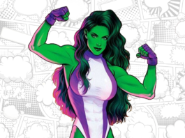 mulher hulk para colorir