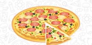 Desenhos de Pizza para Colorir e Imprimir pizza para colorir