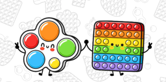 Desenhos de Pop It para Colorir e Imprimir pop it para colorir