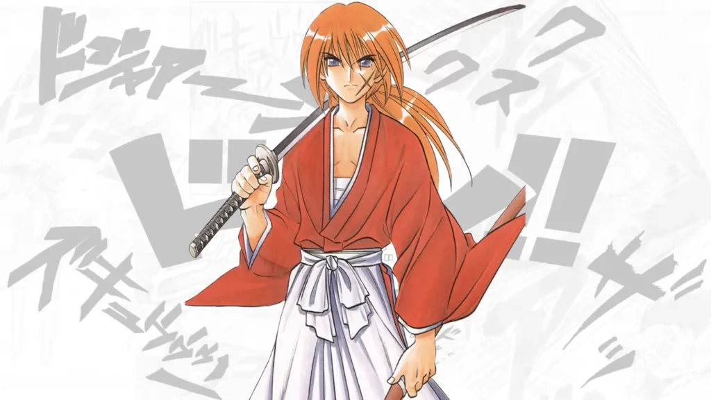 samurai x para colorir