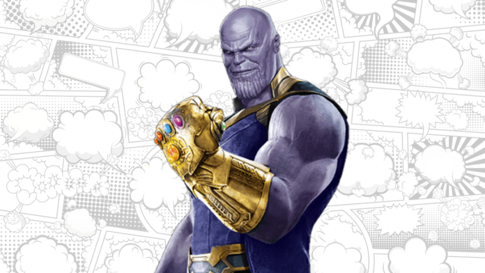 thanos para colorir