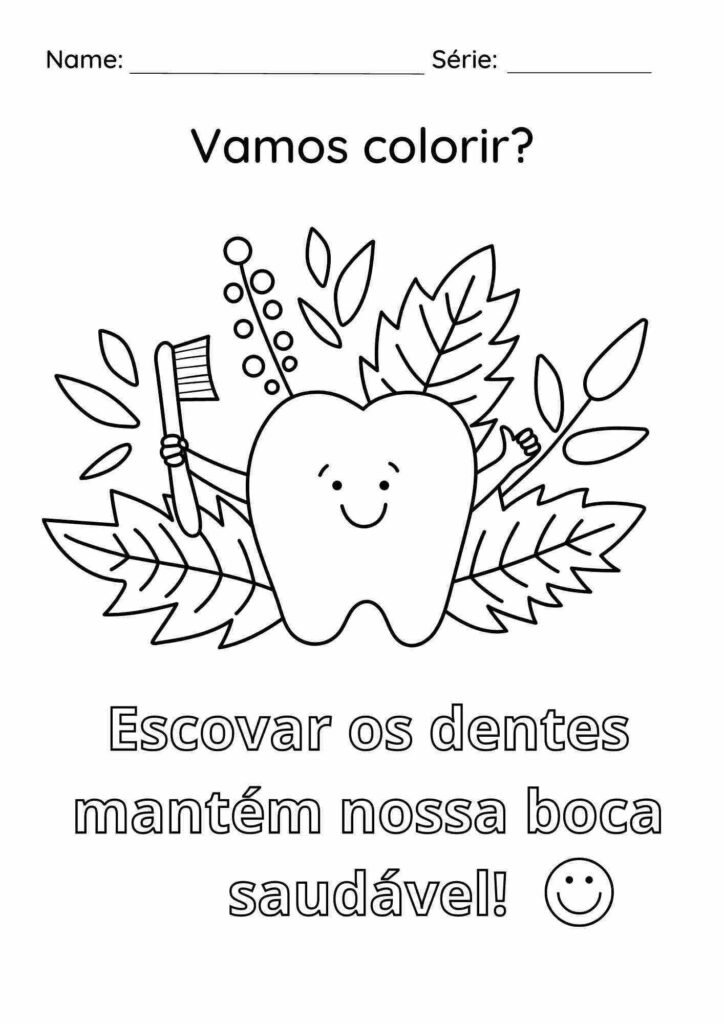 Atividades sobre Higiene bucal